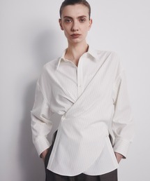 【CITY TOKYO/シティートウキョウ】Cashe-coeur 2way Shape Shirt/カシュクール2WAYシェイプシャツ