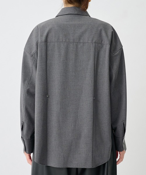 CITY TOKYO(シティトウキョウ)の「【CITY TOKYO/シティートウキョウ】Cashe-coeur 2way Shape Shirt/カシュクール2WAYシェイプシャツ(シャツ/ブラウス・レディース・ピンク/ダークグレー/その他6・FREE)」の11枚目の写真