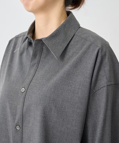 CITY TOKYO(シティトウキョウ)の「【CITY TOKYO/シティートウキョウ】Cashe-coeur 2way Shape Shirt/カシュクール2WAYシェイプシャツ(シャツ/ブラウス・レディース・ピンク/ダークグレー/その他6・FREE)」の9枚目の写真