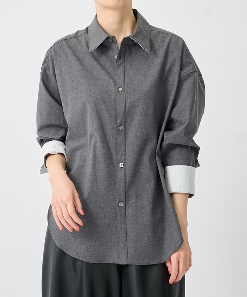 CITY TOKYO(シティトウキョウ)の「【CITY TOKYO/シティートウキョウ】Cashe-coeur 2way Shape Shirt/カシュクール2WAYシェイプシャツ(シャツ/ブラウス・レディース・ピンク/ダークグレー/その他6・FREE)」の6枚目の写真