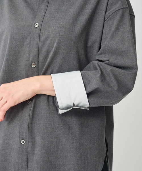 CITY TOKYO(シティトウキョウ)の「【CITY TOKYO/シティートウキョウ】Cashe-coeur 2way Shape Shirt/カシュクール2WAYシェイプシャツ(シャツ/ブラウス・レディース・ピンク/ダークグレー/その他6・FREE)」の5枚目の写真