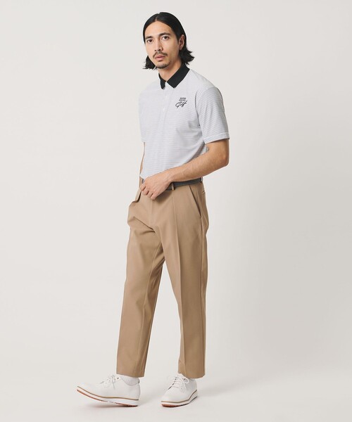 UNITED ARROWS GOLF(ユナイテッドアローズゴルフ)の「メンズ 1プリーツ スラックス 吸水速乾 UV 防シワ(スラックス・メンズ・ネイビー/ベージュ・L/M/XL)」の8枚目の写真