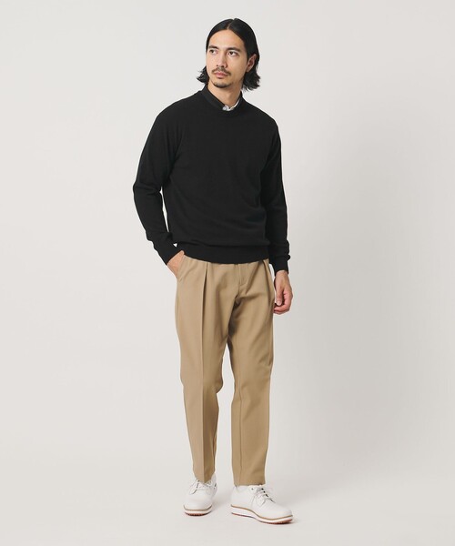 UNITED ARROWS GOLF(ユナイテッドアローズゴルフ)の「メンズ 1プリーツ スラックス 吸水速乾 UV 防シワ(スラックス・メンズ・ネイビー/ベージュ・L/M/XL)」の10枚目の写真