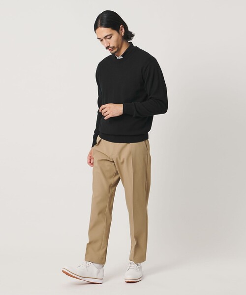 UNITED ARROWS GOLF(ユナイテッドアローズゴルフ)の「メンズ 1プリーツ スラックス 吸水速乾 UV 防シワ(スラックス・メンズ・ネイビー/ベージュ・L/M/XL)」の11枚目の写真