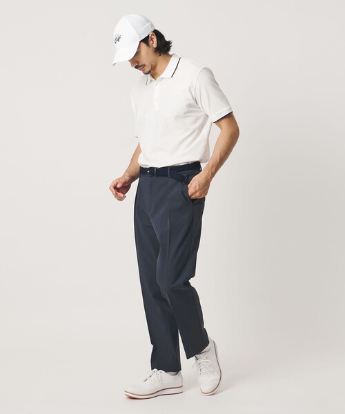 UNITED ARROWS GOLF(ユナイテッドアローズゴルフ)の「メンズ 1プリーツ スラックス 吸水速乾 UV 防シワ(スラックス・メンズ・ネイビー/ベージュ・L/M/XL)」の13枚目の写真
