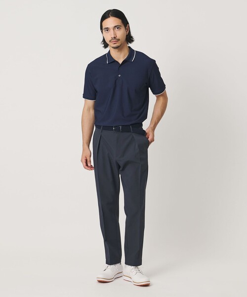 UNITED ARROWS GOLF(ユナイテッドアローズゴルフ)の「メンズ 1プリーツ スラックス 吸水速乾 UV 防シワ(スラックス・メンズ・ネイビー/ベージュ・L/M/XL)」の16枚目の写真