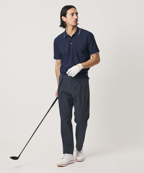 UNITED ARROWS GOLF(ユナイテッドアローズゴルフ)の「メンズ 1プリーツ スラックス 吸水速乾 UV 防シワ(スラックス・メンズ・ネイビー/ベージュ・L/M/XL)」の17枚目の写真