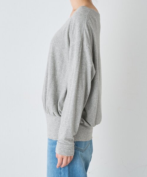 RIVE DROITE(リヴドロワ)の「【A・MONN】バルーンロンTee(オフィスカジュアル/秋服)(Tシャツ/カットソー・レディース・グレー/ネイビー・FREE)」の14枚目の写真