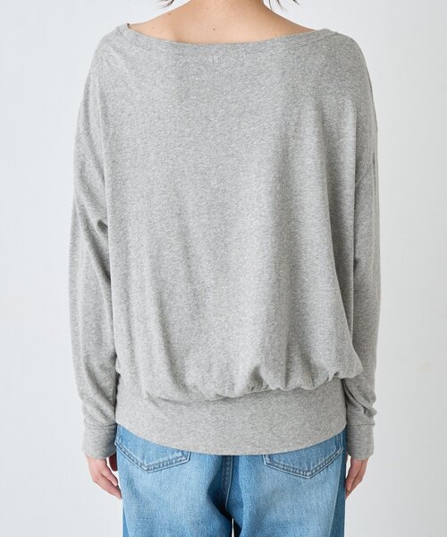 RIVE DROITE(リヴドロワ)の「【A・MONN】バルーンロンTee(オフィスカジュアル/秋服)(Tシャツ/カットソー・レディース・グレー/ネイビー・FREE)」の15枚目の写真
