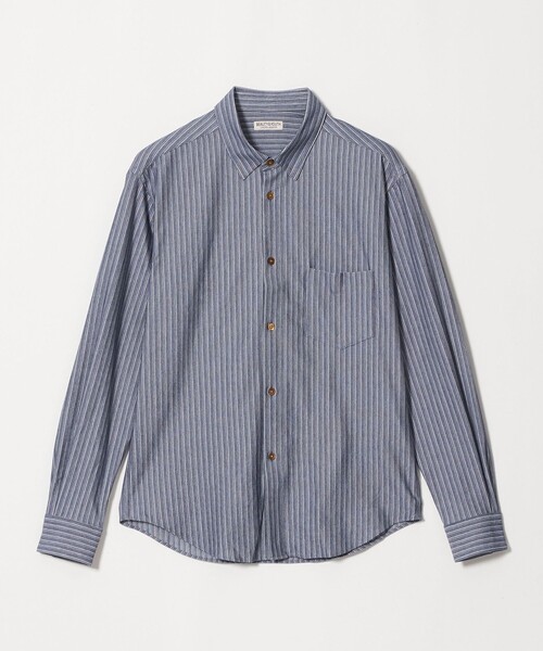 BEAUTY&YOUTH UNITED ARROWS(ビューティーアンドユースユナイテッドアローズ)の「クイック ストレッチ ストライプ レギュラー シャツ SLIM型 吸水速乾 タテヨコストレッチ(シャツ/ブラウス・メンズ・ベージュ/ネイビー・S/L/M/XS/XL)」の7枚目の写真