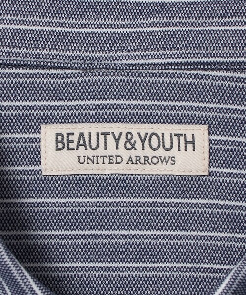 BEAUTY&YOUTH UNITED ARROWS(ビューティーアンドユースユナイテッドアローズ)の「クイック ストレッチ ストライプ レギュラー シャツ SLIM型 吸水速乾 タテヨコストレッチ(シャツ/ブラウス・メンズ・ベージュ/ネイビー・S/L/M/XS/XL)」の18枚目の写真