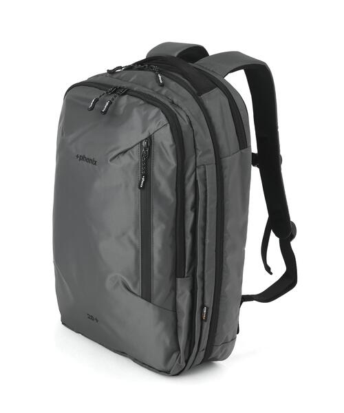 +phenix(プラスフェニックス)の「+phenix/プラスフェニックス/EXPAND BACKPACK 20+(バックパック/リュック・メンズ・グレー/ブラック・F)」の3枚目の写真