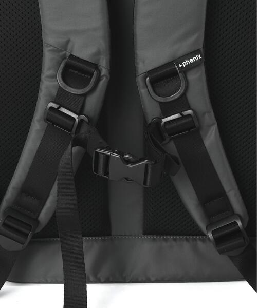 +phenix(プラスフェニックス)の「+phenix/プラスフェニックス/EXPAND BACKPACK 20+(バックパック/リュック・メンズ・グレー/ブラック・F)」の12枚目の写真