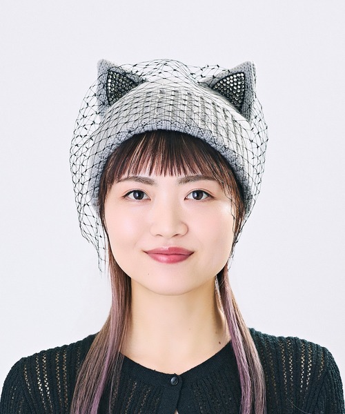 美品 CA4LA カシラ ニット帽 ラット グレー ポンポン CA4LA｜カシラのニットキャップ/ビーニー（グレー/灰色系）通販 - ZOZOTOWN