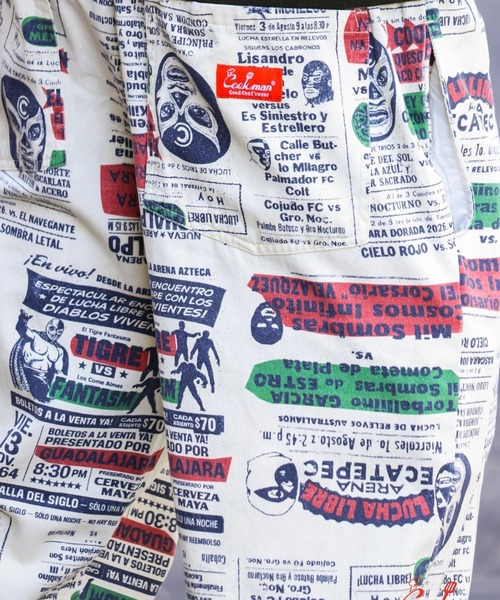 COOKMAN(クックマン)の「Cookman クックマン シェフパンツ イージーパンツ Lucha Libre(その他パンツ・メンズ・ベージュ・LARGE/MEDIUM)」の6枚目の写真
