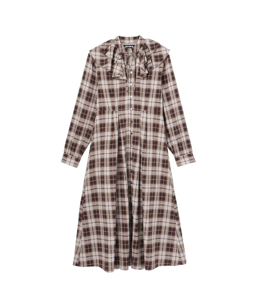 MARY QUANT(マリークワント)の「ラッフルフリル ワンピース(ワンピース・レディース・ブラウン/ブラック/ネイビー・M)」の11枚目の写真