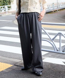《追加》ウールライクストレッチワイドパンツ