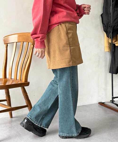 CPCM（シーピーシーエム）の「【セットアップ着用可】コーデュロイミニスカート（スカート・レディース・ブラック/ブラウン/ベージュ・FREE）」の20枚目の写真