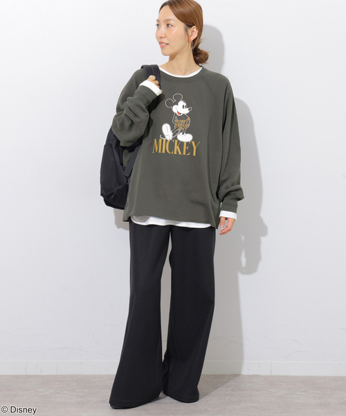 GOOD ROCK SPEED(グッドロックスピード)の「別注【GOOD ROCK SPEED / グッドロックスピード】<MICKEY MOUSE>SWEAT(スウェット・レディース・ブラック系その他/ライトグレー・FREE)」の22枚目の写真