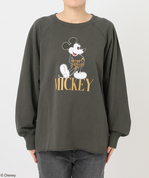 GOOD ROCK SPEED(グッドロックスピード)の「別注【GOOD ROCK SPEED / グッドロックスピード】<MICKEY MOUSE>SWEAT(スウェット・レディース・ブラック系その他/ライトグレー・FREE)」の9枚目の写真