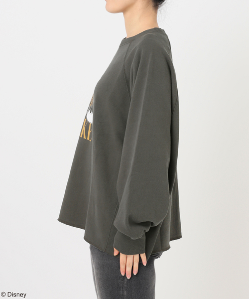 GOOD ROCK SPEED(グッドロックスピード)の「別注【GOOD ROCK SPEED / グッドロックスピード】<MICKEY MOUSE>SWEAT(スウェット・レディース・ブラック系その他/ライトグレー・FREE)」の10枚目の写真