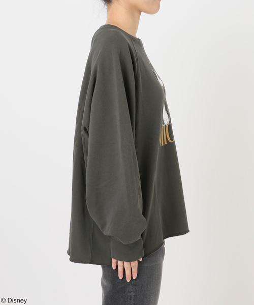GOOD ROCK SPEED(グッドロックスピード)の「別注【GOOD ROCK SPEED / グッドロックスピード】<MICKEY MOUSE>SWEAT(スウェット・レディース・ブラック系その他/ライトグレー・FREE)」の12枚目の写真