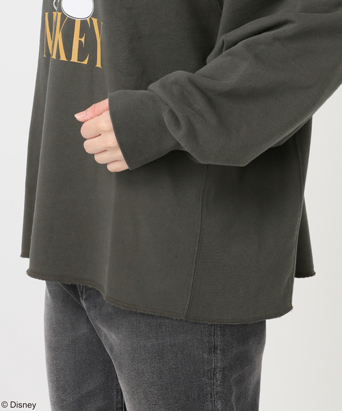 GOOD ROCK SPEED(グッドロックスピード)の「別注【GOOD ROCK SPEED / グッドロックスピード】<MICKEY MOUSE>SWEAT(スウェット・レディース・ブラック系その他/ライトグレー・FREE)」の14枚目の写真