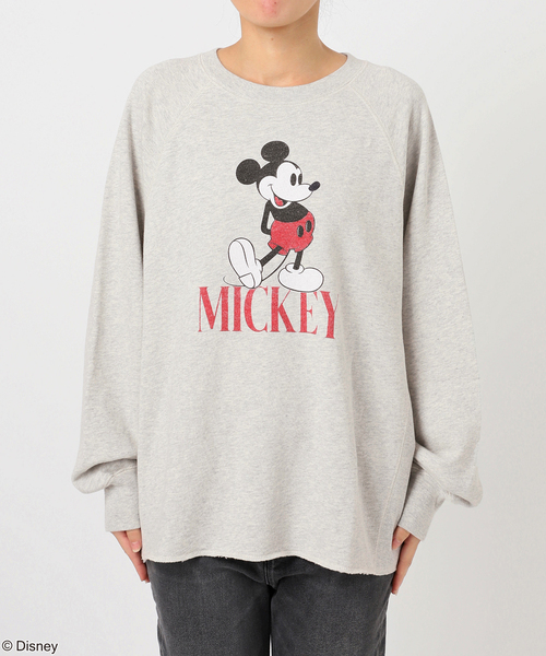 GOOD ROCK SPEED(グッドロックスピード)の「別注【GOOD ROCK SPEED / グッドロックスピード】<MICKEY MOUSE>SWEAT(スウェット・レディース・ブラック系その他/ライトグレー・FREE)」の19枚目の写真