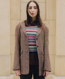 【CINAMOD】TWEED-LIKE JACKET