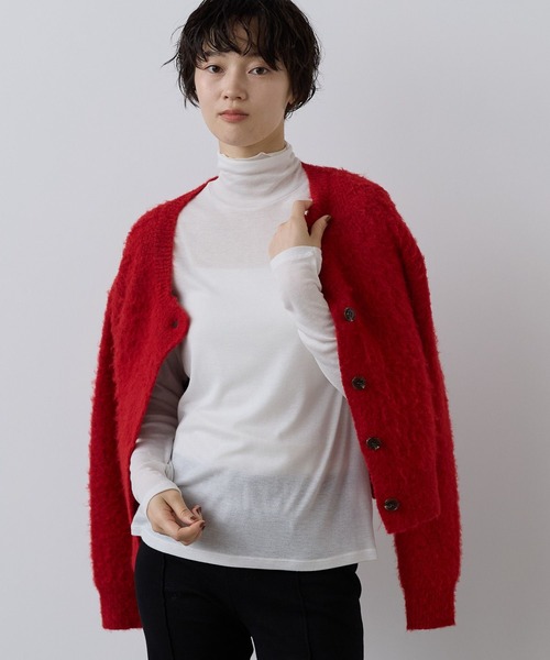 LAKOLE(ラコレ)の「シアータートル長袖 / 1075327(Tシャツ/カットソー・レディース・ブラック/ロイヤルブルー/オフホワイト・FREE)」の2枚目の写真