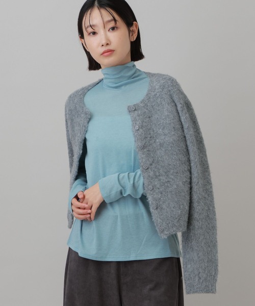 LAKOLE(ラコレ)の「シアータートル長袖 / 1075327(Tシャツ/カットソー・レディース・ブラック/ロイヤルブルー/オフホワイト・FREE)」の3枚目の写真