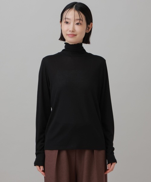 LAKOLE(ラコレ)の「シアータートル長袖 / 1075327(Tシャツ/カットソー・レディース・ブラック/ロイヤルブルー/オフホワイト・FREE)」の10枚目の写真