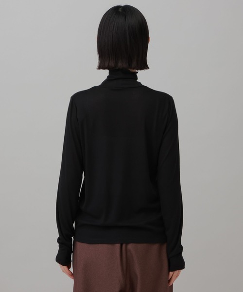 LAKOLE(ラコレ)の「シアータートル長袖 / 1075327(Tシャツ/カットソー・レディース・ブラック/ロイヤルブルー/オフホワイト・FREE)」の12枚目の写真