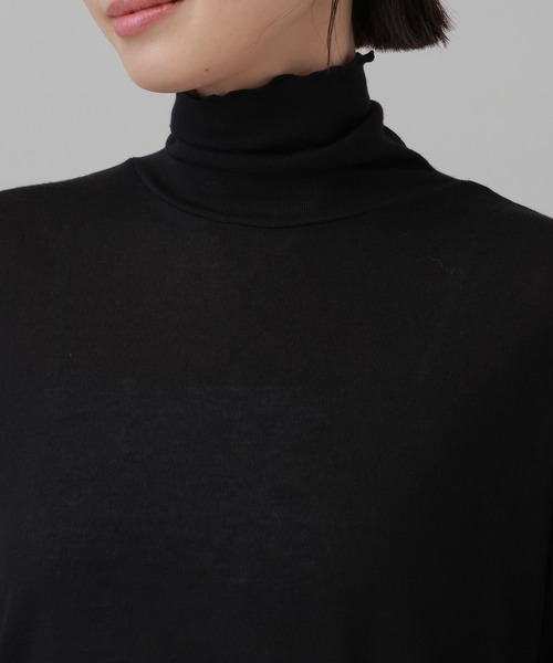 LAKOLE(ラコレ)の「シアータートル長袖 / 1075327(Tシャツ/カットソー・レディース・ブラック/ロイヤルブルー/オフホワイト・FREE)」の13枚目の写真