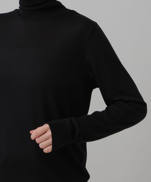 LAKOLE(ラコレ)の「シアータートル長袖 / 1075327(Tシャツ/カットソー・レディース・ブラック/ロイヤルブルー/オフホワイト・FREE)」の14枚目の写真