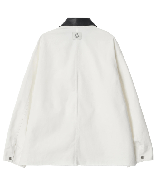 NIGHTWORKDEPT(ナイトワークデプト)の「NWD 90S Work Ranch jacket(デニムジャケット・レディース・ブラック/アイボリー・SMALL)」の3枚目の写真