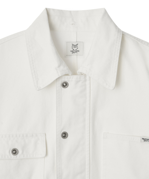 NIGHTWORKDEPT(ナイトワークデプト)の「NWD 90S Work Ranch jacket(デニムジャケット・レディース・ブラック/アイボリー・SMALL)」の4枚目の写真