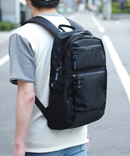 AS2OV(アッソブ)の「【AS2OV】210 NYLON TWILL DAY PACK(バックパック/リュック・メンズ・ブラック/ネイビー・FREE)」の2枚目の写真