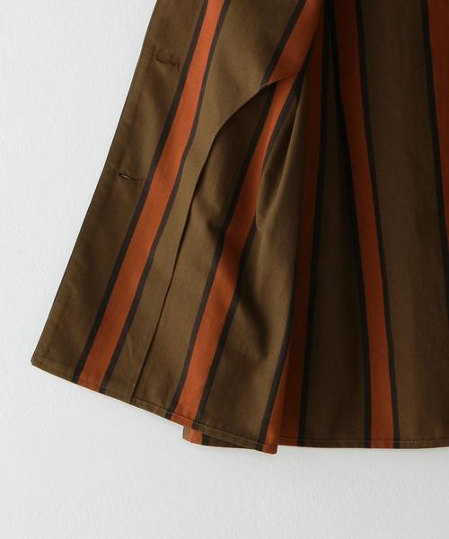 Steven Alan（スティーブンアラン）の「＜Steven Alan＞STRIPE CLOPPED PAJAMA SHIRT/ｼｬﾂ◆（シャツ/ブラウス・レディース・ブラウン/コバルトブルー・MEDIUM/SMALL）」の11枚目の写真