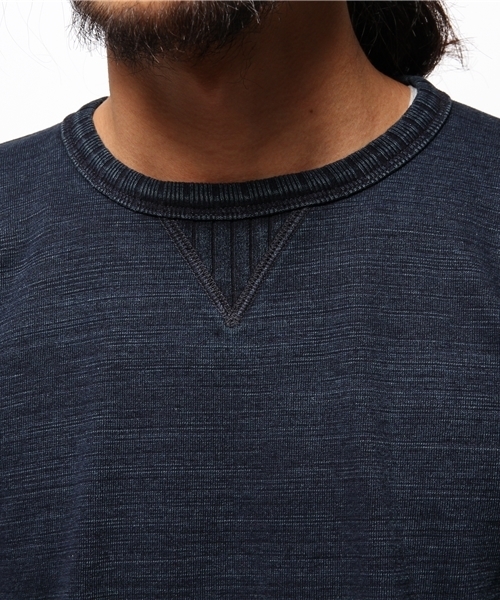 RRL（ダブル アール エル）の「RRL インディゴフリーススウェット