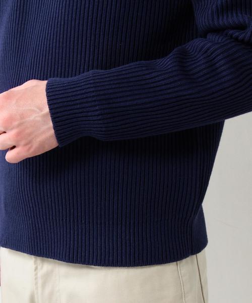 UNITED ARROWS(ユナイテッドアローズ)の「USBS コットン アゼ クルーネック ニット◆(ニット/セーター・メンズ・ホワイト/オリーブ/ピンク/ネイビー/ロイヤルブルー・X-SMALL/LARGE/SMALL/XX-LARGE/X-LARGE/MEDIUM)」の21枚目の写真