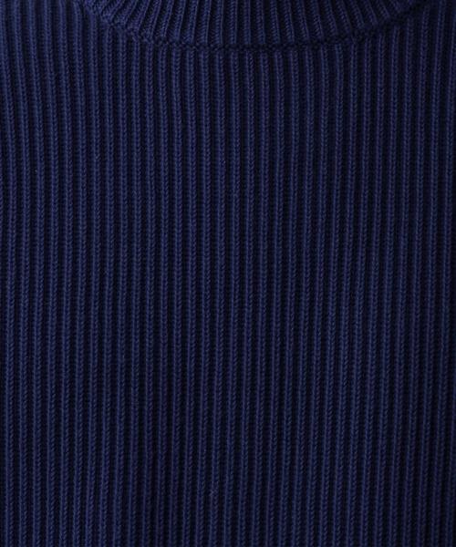 UNITED ARROWS(ユナイテッドアローズ)の「USBS コットン アゼ クルーネック ニット◆(ニット/セーター・メンズ・ホワイト/オリーブ/ピンク/ネイビー/ロイヤルブルー・X-SMALL/LARGE/SMALL/XX-LARGE/X-LARGE/MEDIUM)」の11枚目の写真