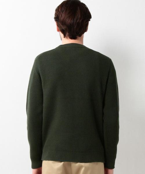 UNITED ARROWS(ユナイテッドアローズ)の「USBS コットン アゼ クルーネック ニット◆(ニット/セーター・メンズ・ホワイト/オリーブ/ピンク/ネイビー/ロイヤルブルー・X-SMALL/LARGE/SMALL/XX-LARGE/X-LARGE/MEDIUM)」の15枚目の写真