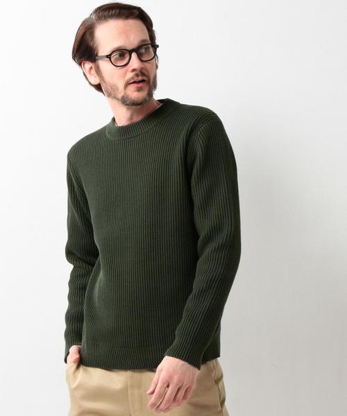 UNITED ARROWS(ユナイテッドアローズ)の「USBS コットン アゼ クルーネック ニット◆(ニット/セーター・メンズ・ホワイト/オリーブ/ピンク/ネイビー/ロイヤルブルー・X-SMALL/LARGE/SMALL/XX-LARGE/X-LARGE/MEDIUM)」の16枚目の写真