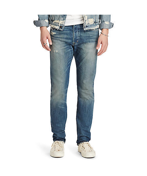 Denim & Supply Ralph Lauren(デニムアンドサプライラルフローレン)の「D&S プロスペクト スリム ジーンズ(デニムパンツ・メンズ・ブルー系9・27/32/27/30/30/30/32/32/29/30/30/32/31/30/28/32/28/30/32/30/34/32/31/32/29/32)」の4枚目の写真