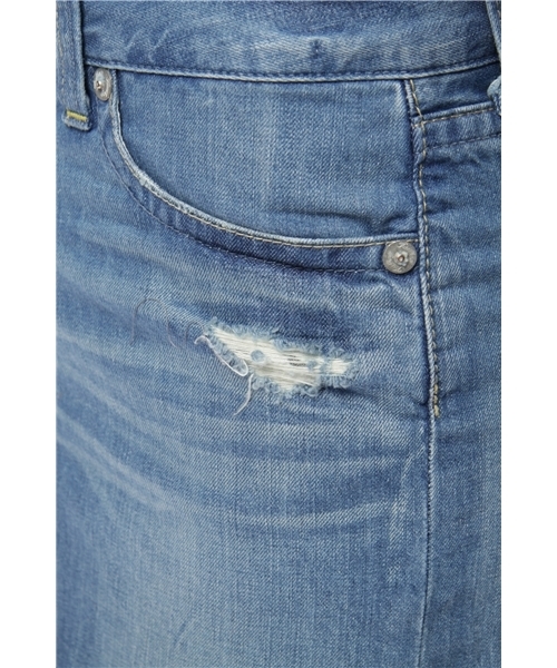 KariAng（カリアング）の「ＤＡＭＡＧＥＤミニスカート（デニムスカート・レディース・ブルー・SMALL/MEDIUM）」の4枚目の写真