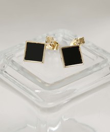 PLAIN CLOTHING | スクエアピアス【PLAIN CLOTHING】(ピアス（両耳用）)