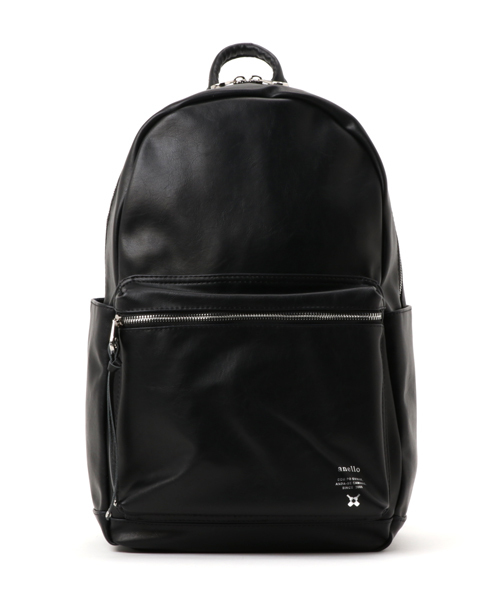 anello（アネロ）の「【anello】ヴィンテージ調合皮プレミアムデイパック（バックパック/リュック・レディース・ブラック/キャメル/ダークブラウン/ネイビー・FREE）」の2枚目の写真