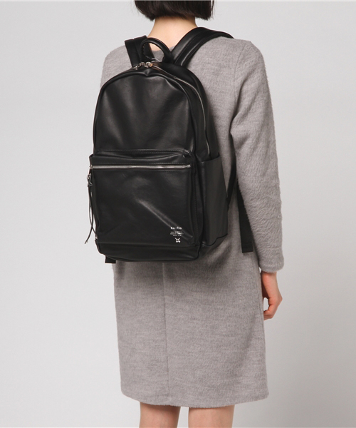 anello（アネロ）の「【anello】ヴィンテージ調合皮プレミアムデイパック（バックパック/リュック・レディース・ブラック/キャメル/ダークブラウン/ネイビー・FREE）」の13枚目の写真