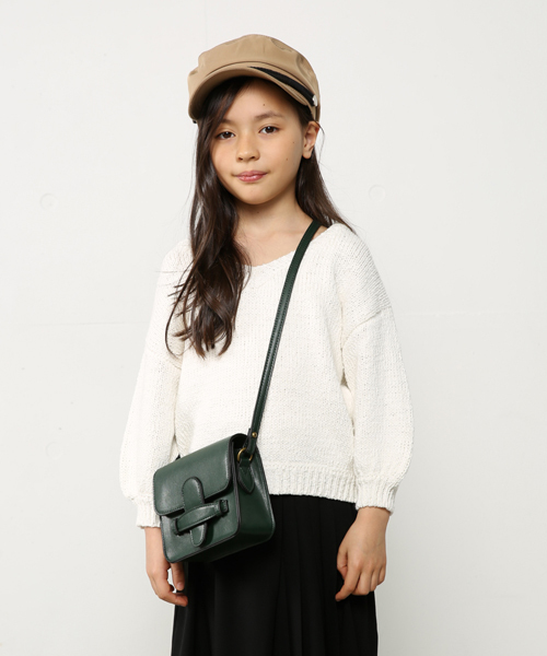 AZUL by moussy(アズールバイマウジー)の「Vネックローゲージプルオーバー(ニット/セーター・キッズ・ベージュ/オフホワイト・120/150/110/140/130/100)」の14枚目の写真